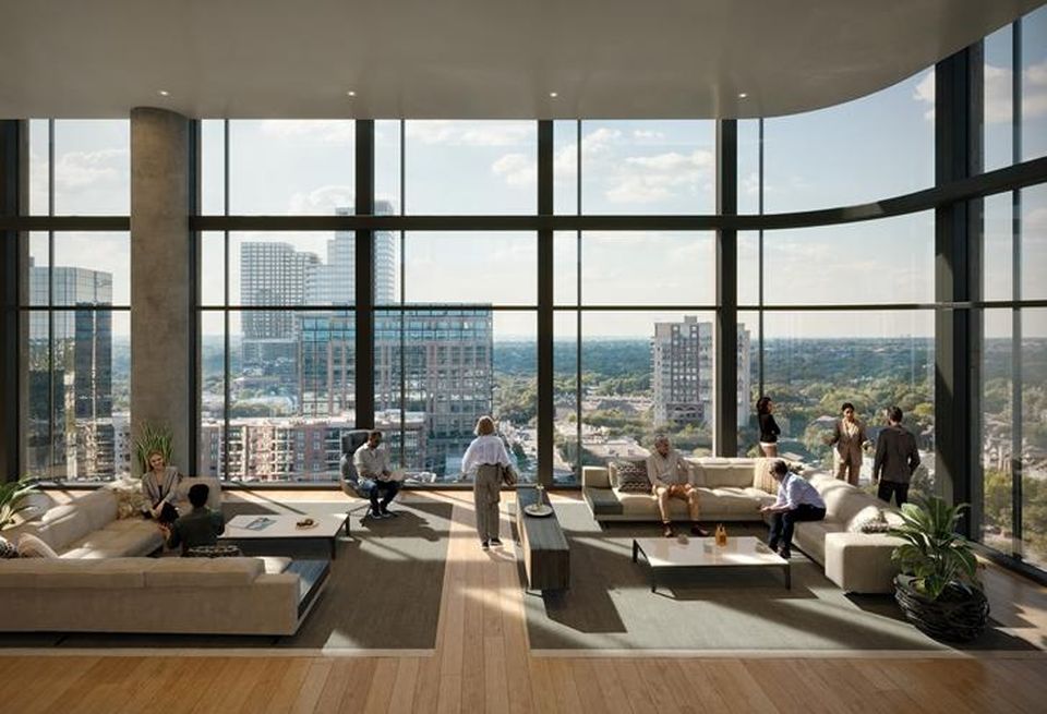 Interior rendering of Knox & McKinney