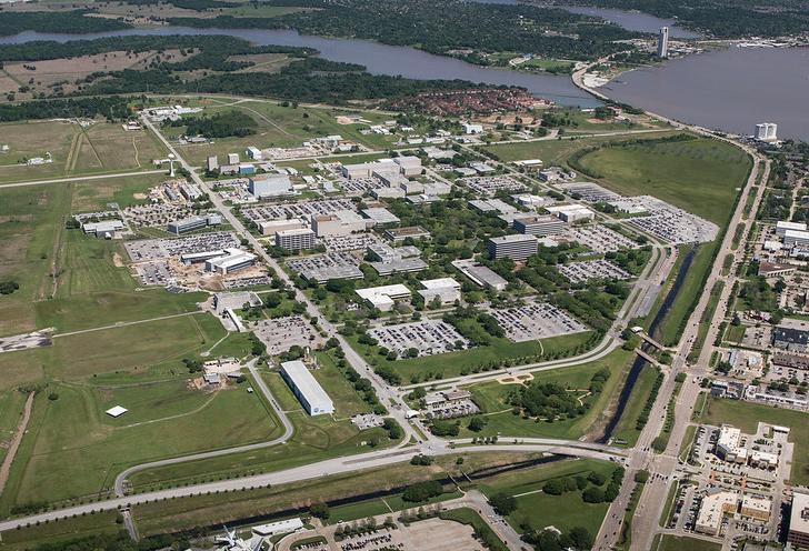 Aerial photograph of Johnson Space Center