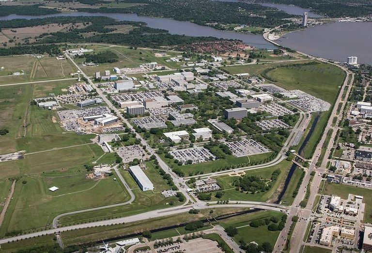 Aerial photograph of Johnson Space Center