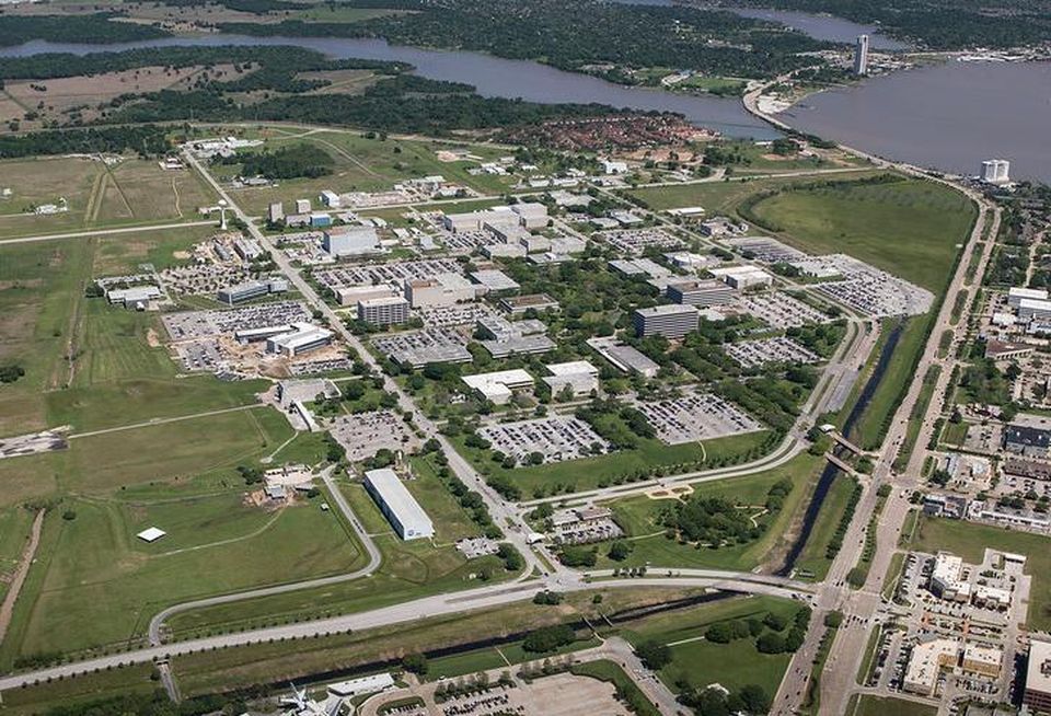 Aerial photograph of Johnson Space Center