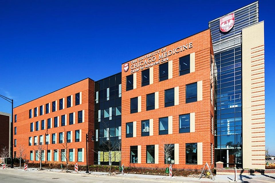 The University of Chicago Medicine Center for Advanced Care, a 110,000-square-foot medical office building in Orland Park, IL.