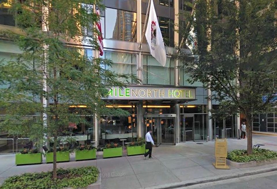 The MileNorth Hotel in Chicago, IL. This is the future site of Cambria Hotel & Suites Chicago - Magnificent Mile