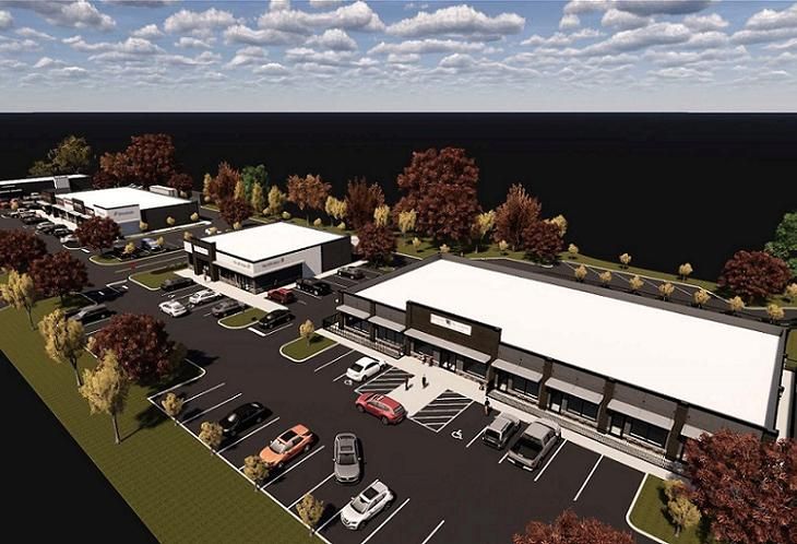 Washington & Barron Commons, a four-building retail center located in the Chicago suburb of Grayslake