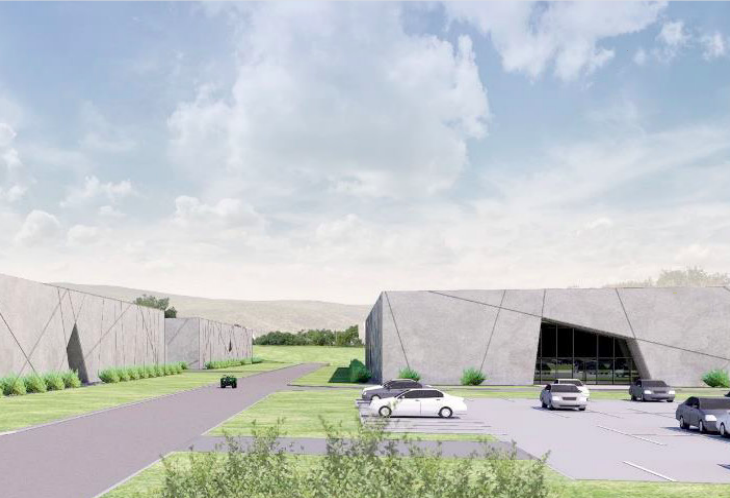 A Rendering Of An Architectural Concept For Congressional Technology Park In Culpeper, Va.