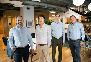 Biproxi founders Yan Khamish, chief commercial officer; Carrington Guy, chief operating officer; Thatcher Milholland, managing director; Gordon Smith, CEO