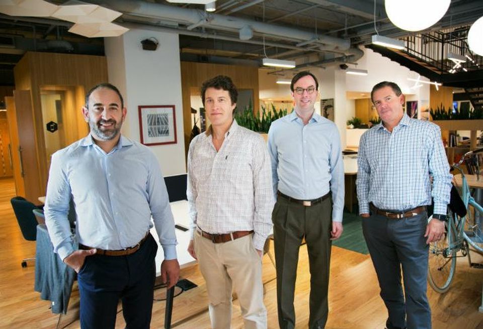 Biproxi founders Yan Khamish, chief commercial officer; Carrington Guy, chief operating officer; Thatcher Milholland, managing director; Gordon Smith, CEO