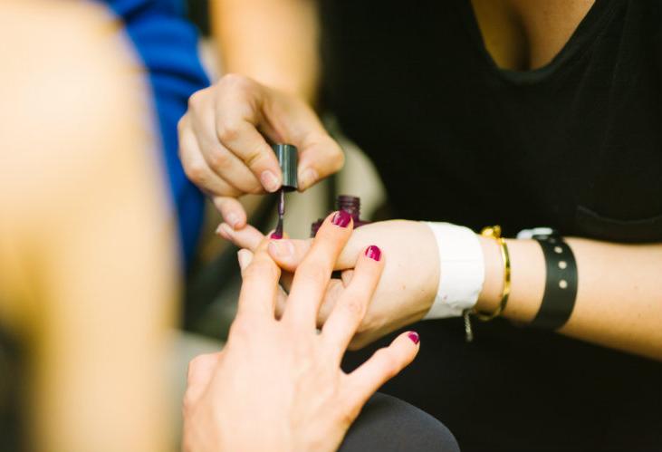 Manicurist, nail, salon, nordstrom