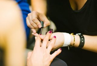 Manicurist, nail, salon, nordstrom