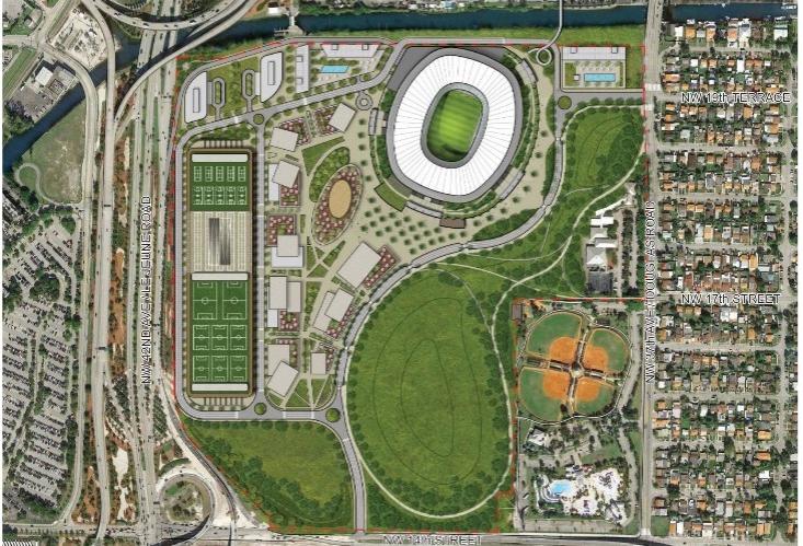 Miami Freedom Park Aerial Inter Miami Major League Soccer Miami-Dade 
