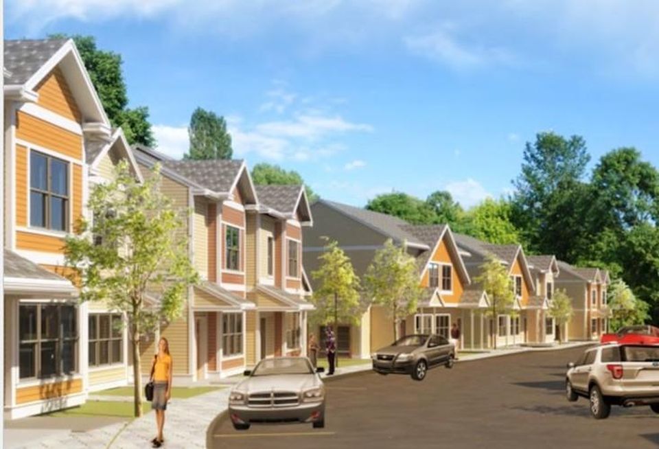 A rendering of the Preserve at Olmsted Green.