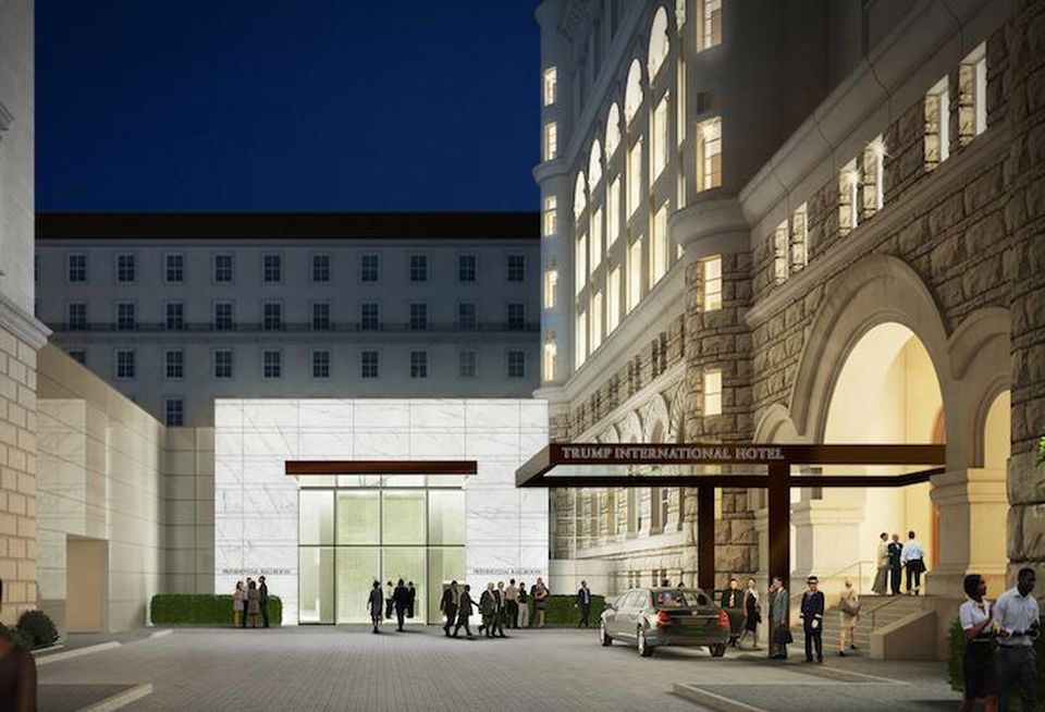Trump Hotel Presidential Ballroom Exterior