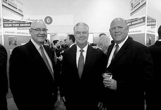 Lincoln Property Trust Vice President Bob Quast, Savills Studley Chief Operating Officer George Kohl and CBRE Director Michael Reilly
