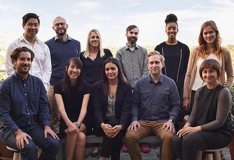 CO Architects has promoted 12 members to associates. (Back row) Andrés Lin-Shiu, Tighe Lanning, Fallon Lebedowicz, Stephen O'Brien, Rachel Jordan, Liz Wheeler; (Front Row) Samuel Ridge, Esther Chao, Sussan Movassagh, Justin Owens and Minya Radenkovich. Not pictured: Parmis Malek. 