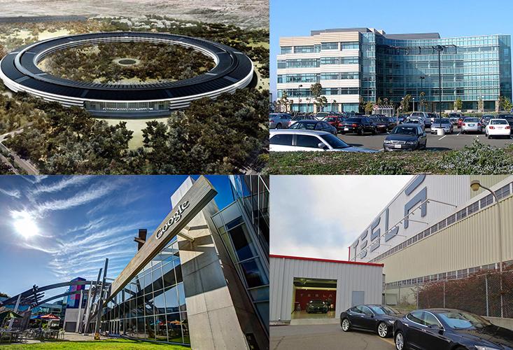These Tech Campuses Pay Some Of The Highest Property Taxes In The Bay Area.