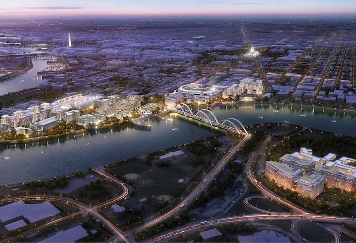 Amazon HQ2 Anacostia Riverfront rendering
