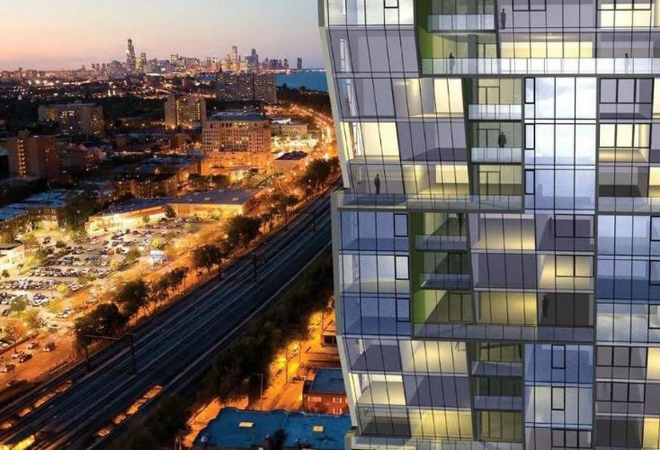 A rendering for Solstice on the Park, Chicago, IL