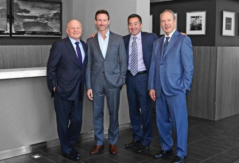 JRG Capital Partners Principal Harry Huzenis, Jameson Commercial RealtyCEO Chris Feurer, Jameson Commercial Realty President Mike Sato and JRG Capital Partners Principal Charley Huzenis