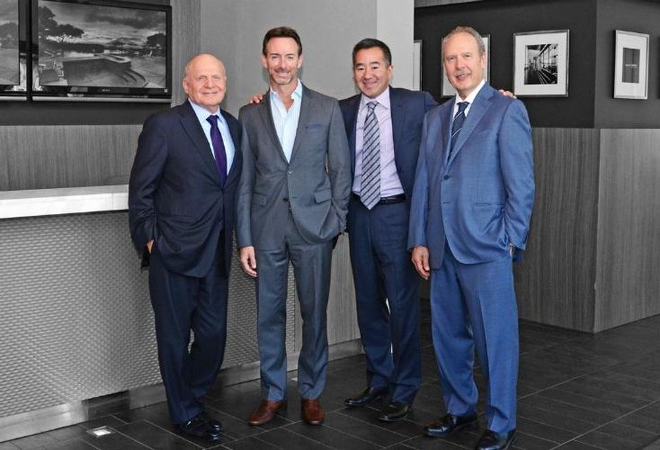 JRG Capital Partners Principal Harry Huzenis, Jameson Commercial RealtyCEO Chris Feurer, Jameson Commercial Realty President Mike Sato and JRG Capital Partners Principal Charley Huzenis
