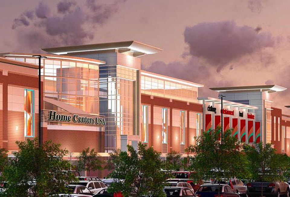 A rendering of the planned Home Centers USA mall in Stafford County, VA