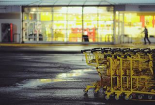 shopping cart, retail, shopping, mall, store, shopping center