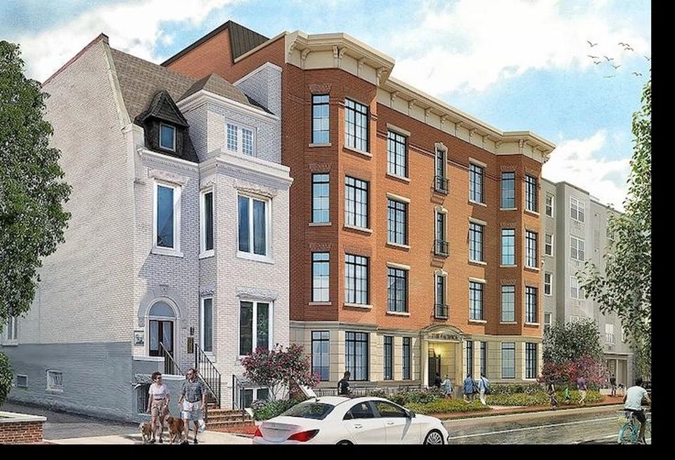 A rendering of J Street's The Pacifica condo project in Dupont Circle.