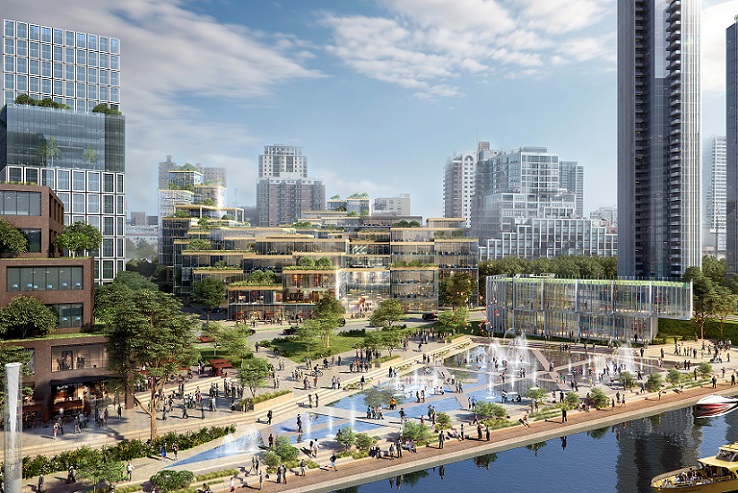 The 78's Education Hub and Riverwalk with contributions by architect 3XN