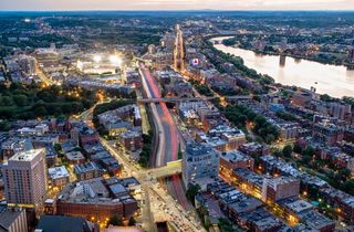 Boston from above