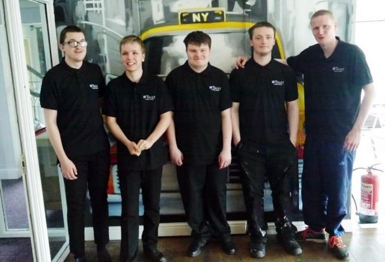 Staff at The Vault in London