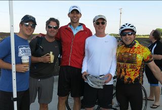 CBRE's Ryan Thornton, Josh McArtor, Travis Ward, Jack Fraker, Steve Berger during the South Dallas 100
