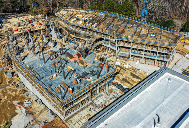 HSRB II under construction.