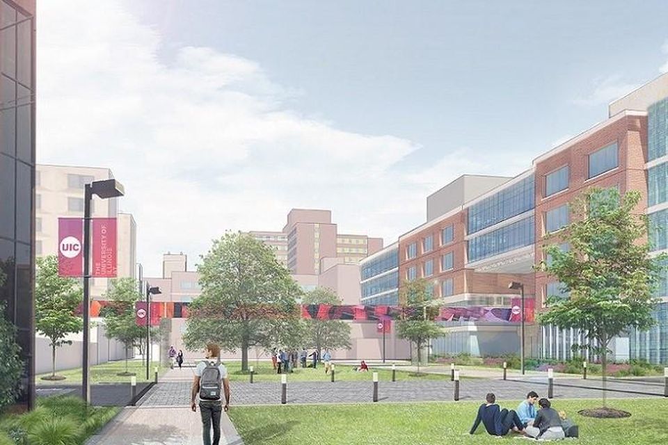 UIC's new master plan for the 311-acre campus.