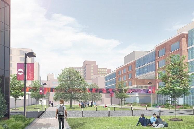 UIC's new master plan for the 311-acre campus. 