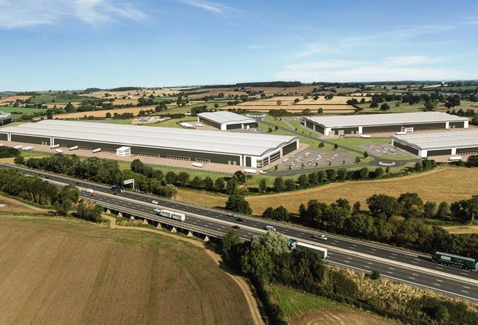 Panattoni Park new junction 16 of M1 motorway near northampton distribution logistics midlands golden triangle