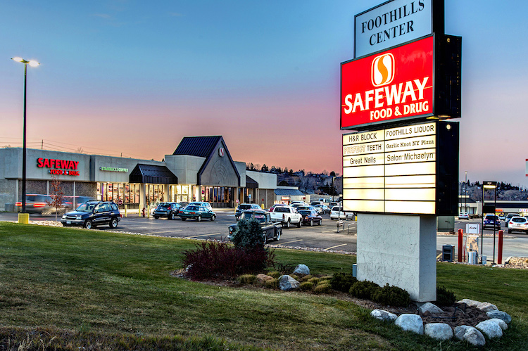 The Safeway-anchored shopping center is located on 8.33 acres at 13019 W. Alameda Parkway.