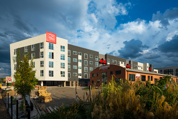 Oxford Station apartments, developed by Littleton Capital Partners, opened just over a year ago.