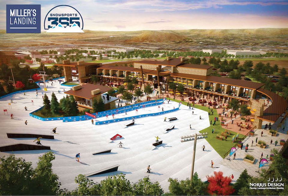 The centerpiece of Miller's Landing is Snowsports 365, a year-round sports complex.
