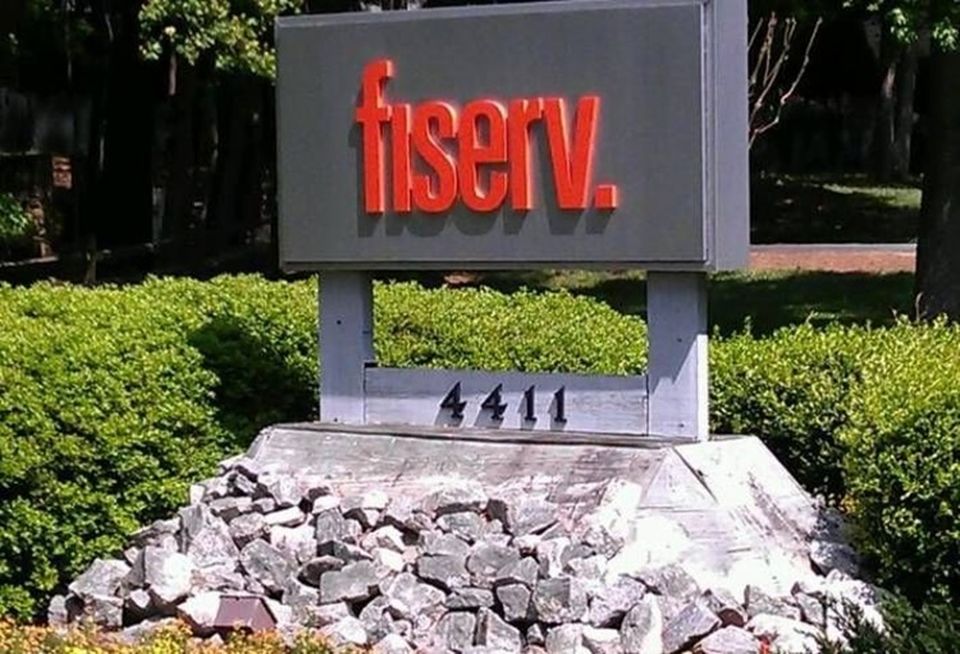 Fiserv signage Peachtree Corners