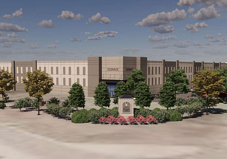 Rendering of Tamarak Investments' planned flex campus in North Forsyth County.
