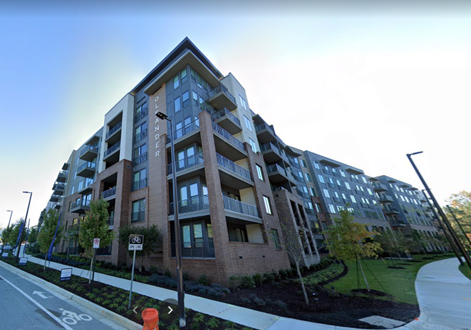 Cortland's March purchase of the Oleander, a 348-unit apartment complex Druid Hills Road