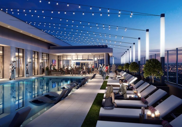 Lennar LMC rooftop pool