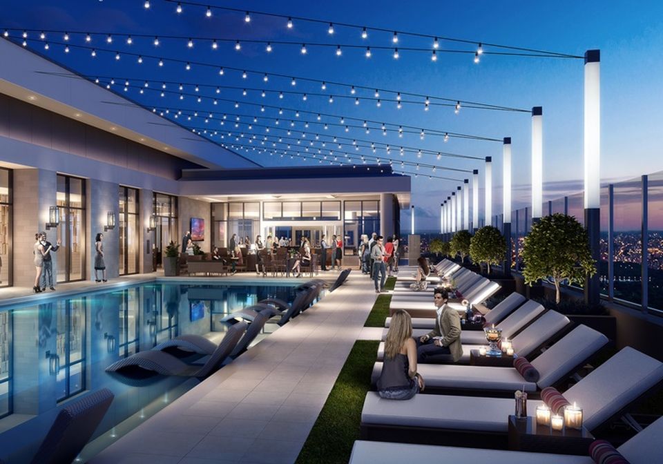 Lennar LMC rooftop pool