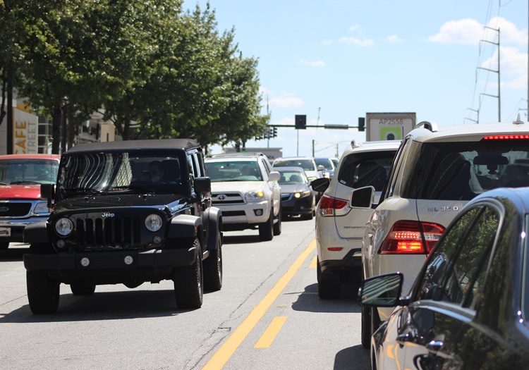 Piedmont Road near Peachtree Road