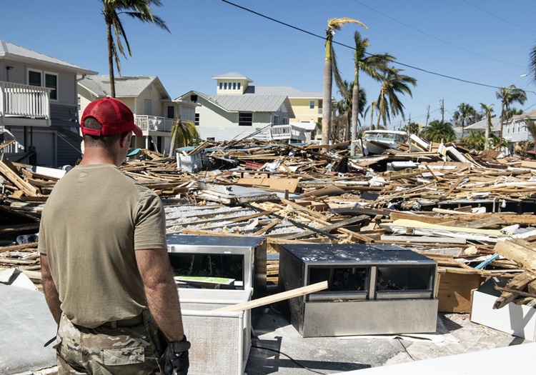 Hurricane Ian damage