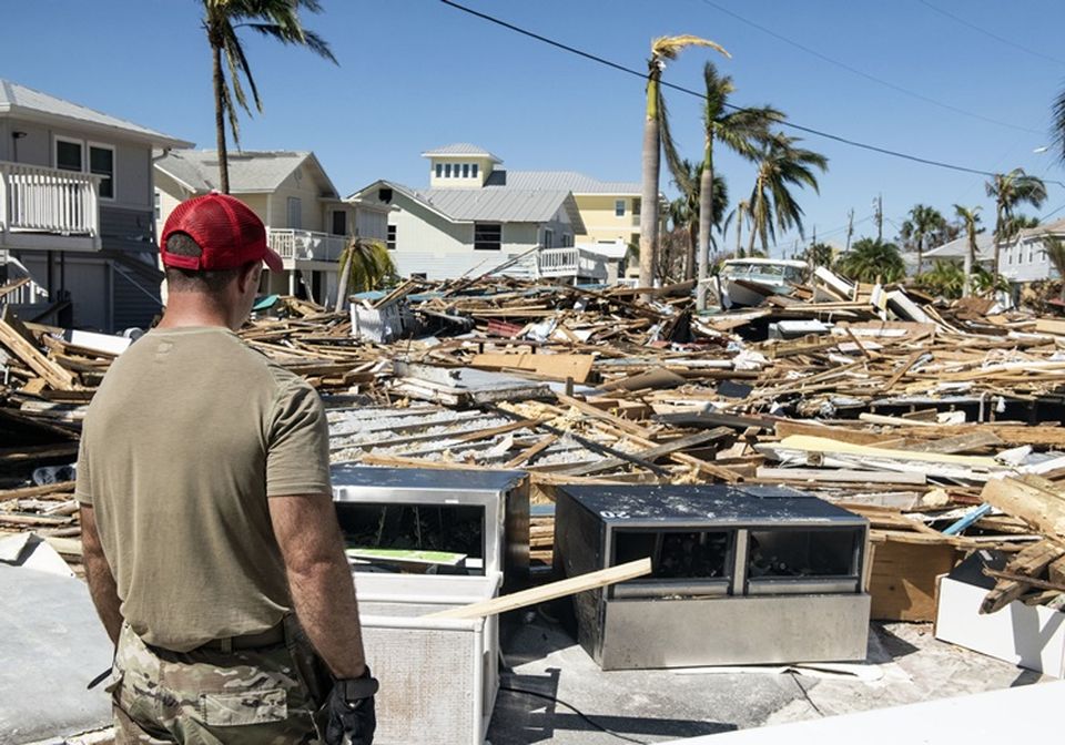 Hurricane Ian damage