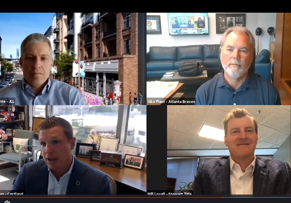 JLL Adam Viente Braves Development Corp. Mike Plant Cortland Mike Altman Stewart Title Will Lovell.