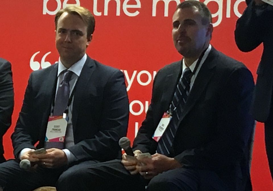Wells Fargo's Scott Primeau; Avison Young's David Duckworth.