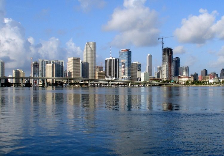 City of Miami coastline
