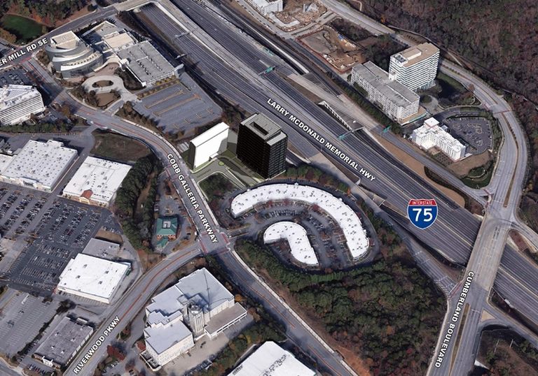 Cobb Gallerai Pkwy locator map
