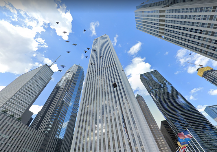 Exterior of Chicago's Aon Center.