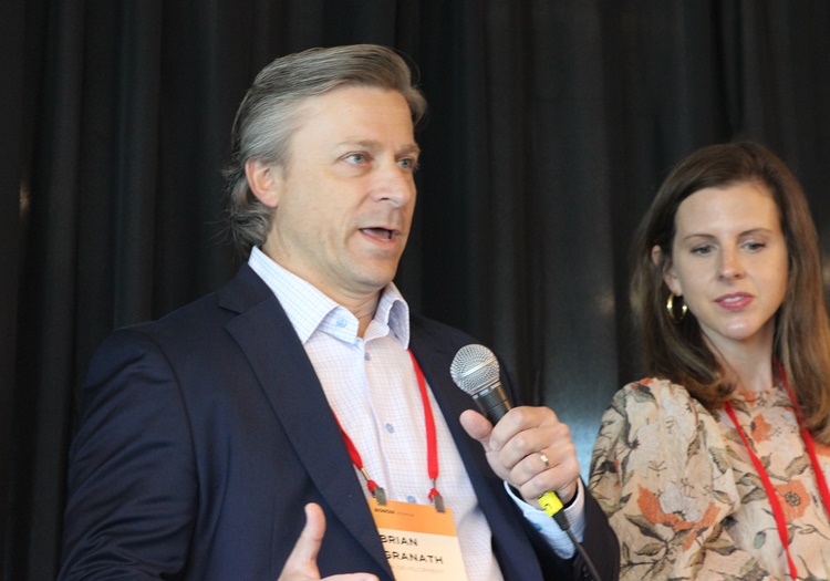 Sabrina GibsonHAS LEASED 2.8 MILLION SF, TOTALLING $300 MILLION IN TOTAL LEASE CONSIDERATION
SABRINA GIBSON
First Vice President, Landlord Representation, CBRE

Brian Granath 1.22.59
BRIAN GRANATH
Partner, OA Development